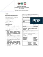 Prelims Reviewer For Financial Management 1