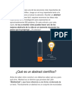 El Abstract de Un Documento Científico