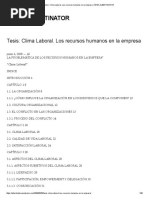 Tesis - Clima Laboral PDF