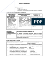 Sesión Analogías 5°