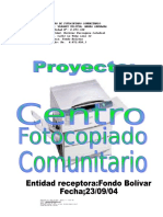 Proyecto Fotocopiado-Comunitario