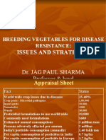 Breeding Vegetable by DR Jag Paul Sharma Assoc. Director