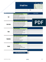 5S Audit Form