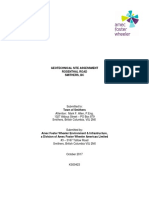 Rosenthal Road Final Geotechnical Report