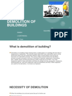 Demolition of Buildings (PPT