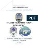 Plan de Trabajo Efida 2017-2018 Tercio Estudiantil