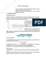 Catalisis y Cinetica Quimica - Informe