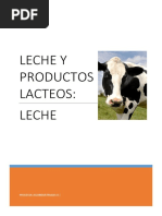 Leche y Productos Lacteos