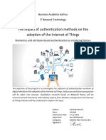 Rusek - 2015 - The Impact of Authentication Methods On The Adoption of The Internet of Things