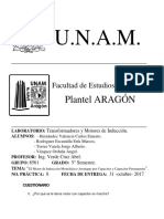 Práctica No. 7 - Lab. Transformadores y Motores de Inducción.