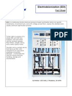 Electrodeionization (EDI) : Fact Sheet