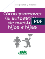 Como Promover La Autoestima de Nuestros Hijos e Hijas Ceapa 1 PDF