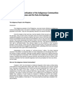 Islam - The Minoritization of The Indigenous Communities of Mindanao and The Sulu Archipelago