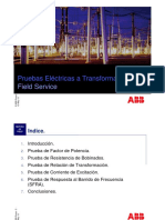 Pruebas Electricas en Transformadores ABB PDF