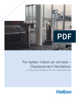 For Better Indoor Air Climate - Displacement Ventilation