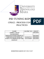 Pid Tuning Report