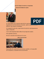 Funciones de Los Puestos de Trabajo de Reservas y Recepciones