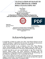 Performance Evaluation of Manaet in Aodv Routing Protocol Under Wormhole Attack Using Ns3