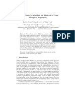 On-Line Viterbi Algorithm For Analysis of Long Biological Sequences