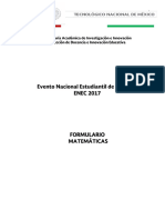 Formulario Matemáticas Enec 2017