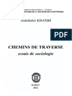 Chemins de Traverse Essais de Sociologie (Khatibi)