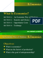 Scarcity, Choice, Opportunity Costs, Forms of Exchange