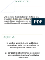 Auditoria de Producto