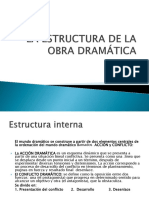 Estructura de La Obra Dramática Septimo y Octavo Con Actividades