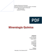 Mineralogía Química