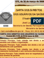 Apresentacao Carta Direitos Usuarios Saude