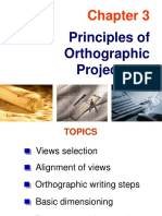 CHAP. 3 Principles of Orthographic Projections