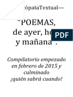 Psicópata Textual - POEMAS de Ayer, Hoy y Mañana