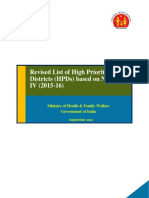 Revised List of HPDS in India NFHS 4 - 2015-16