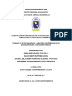 Sociedades en Comandita Por Acciones y Sociedades Cooperativas El Salvador