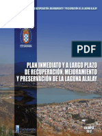 Plan de Recuperacion Laguna Alalay