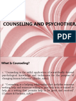 Basics of Counseling and Psychotherapy