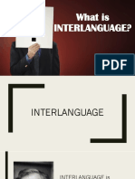 What Is Interlanguage