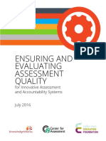 Ensuring Evaluating Innovative Assessments