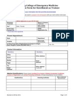 Enrollment As Trainee