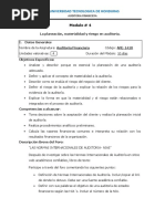 Modulo 4 AF 3 La Planeacion Materialidad y Riesgo de Auditoria