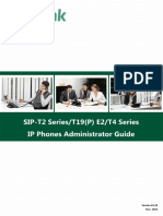 Yealink SIP-T2 Series T19 (P) E2 T4 Series IP Phones Administrator Guide V81 20