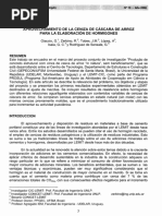 Aprovechamiento de La Ceniza de Cáscara de Arroz para La Elaboración de Hormigones.