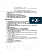 Swot Analysis of IB in Pakistan