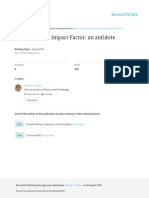 Getting Off The Impact Factor