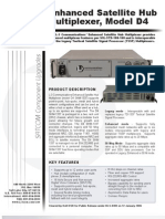 Enhanced Satellite Hub Multiplexer Model D4