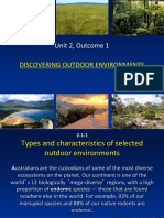 Types and Characteristics of Outdoor Environments