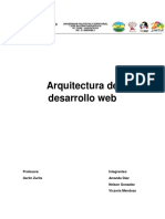 Arquitectura de Desarrollo Web