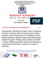 Module IV-Milling Machine