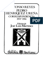 Correspondencia Henríquez Ureña-Alfonso Reyes