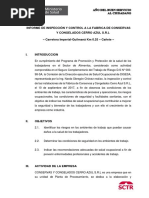 Informe de Inspección y Control A La Fabrica de Conservas y Congelados Cerro Azul S